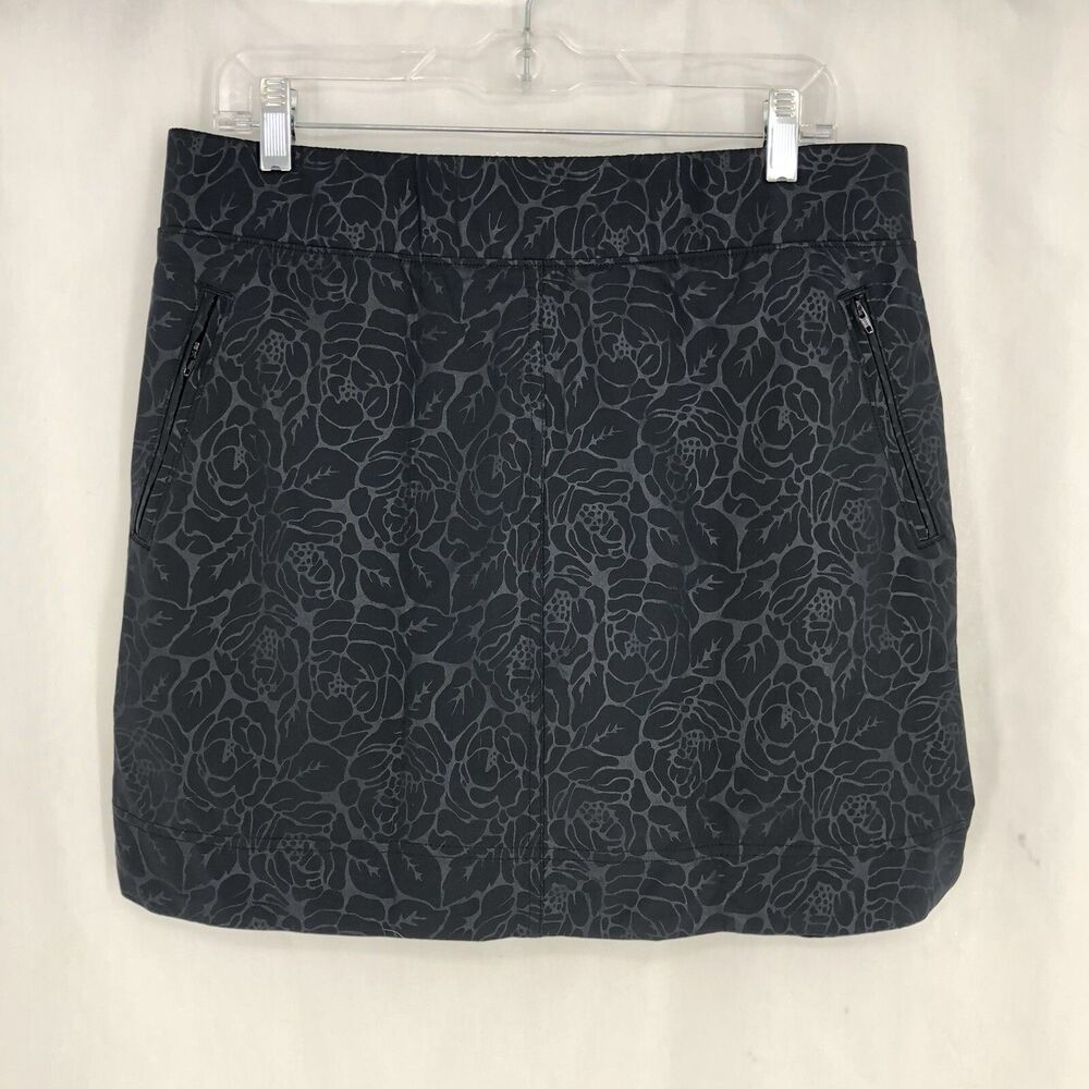 Orvis Women's Travel Skort Skirt W/ Shorts Stretch Fabric Size Large